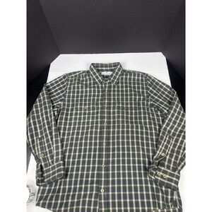 Peter Manning Men's 4X (Sz L) Plaid Flannel Shirt Long Sleeve Button Up Soft